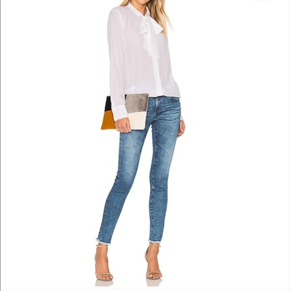 Ag Adriano Goldschmied Denim - {AG} The Legging Super Skinny Ankle Raw Hem Jeans